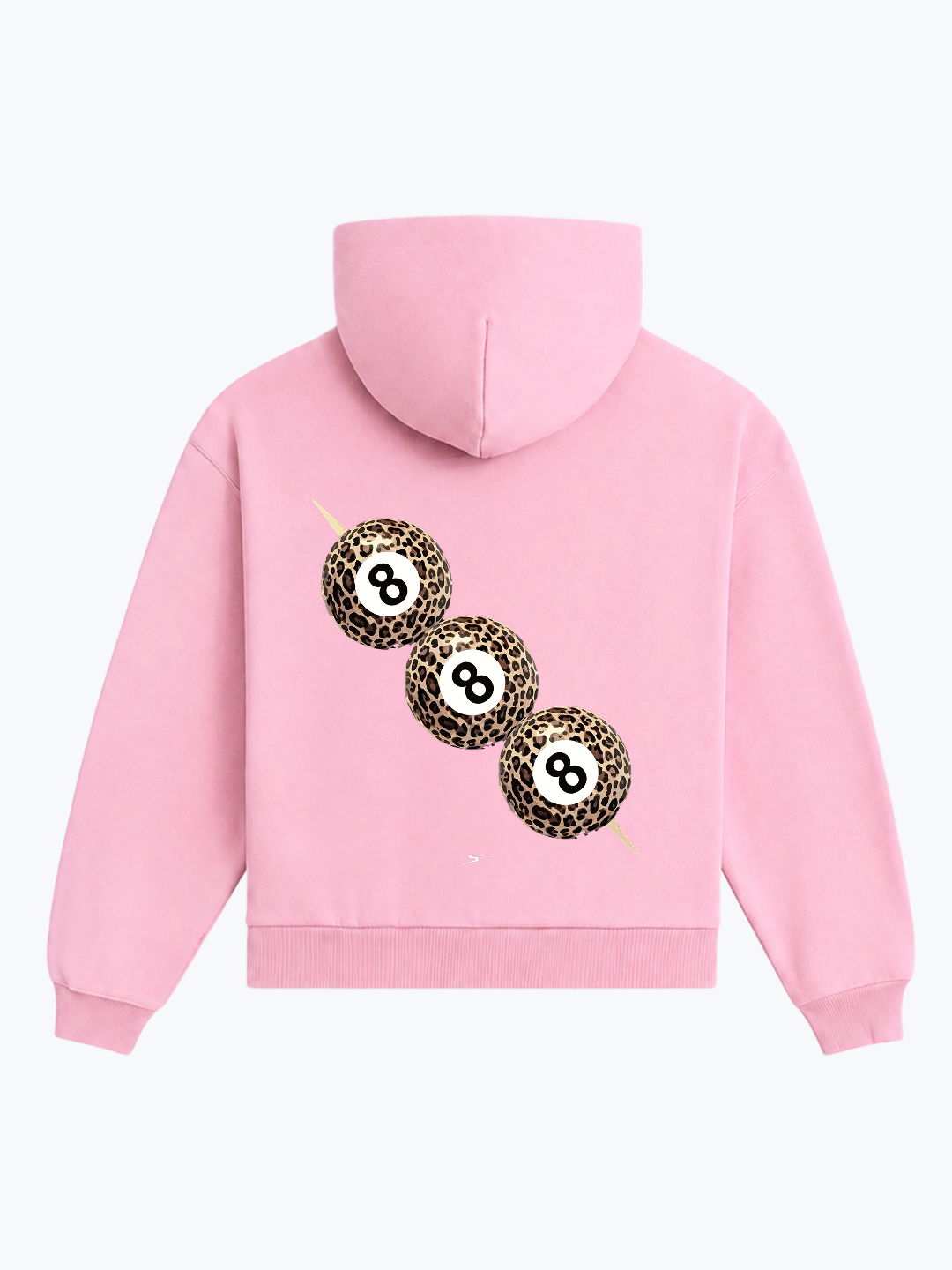 "8 STACK" OVERSIZED HOODIE - PINK