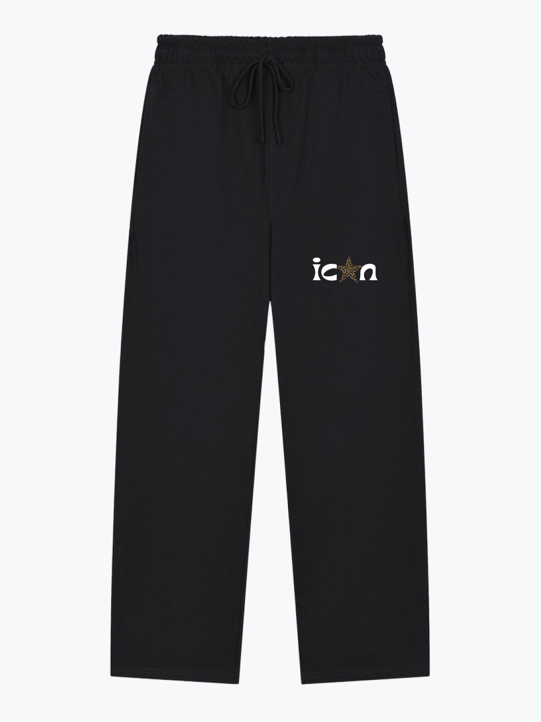 "ICON" HEAVYWEIGHT SWEATPANTS - BLACK