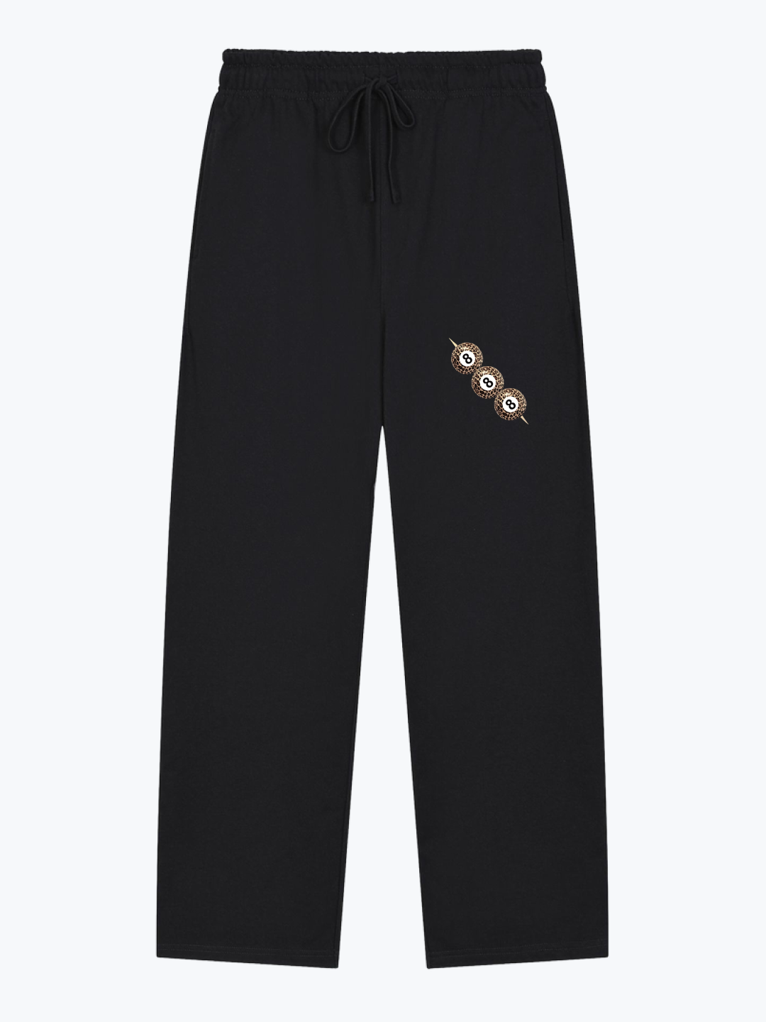 "8 STACK" HEAVYWEIGHT SWEATPANTS - BLACK
