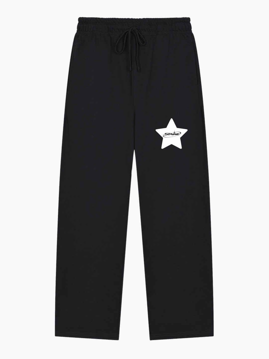"ESSENTIAL" HEAVYWEIGHT SWEATPANTS - BLACK