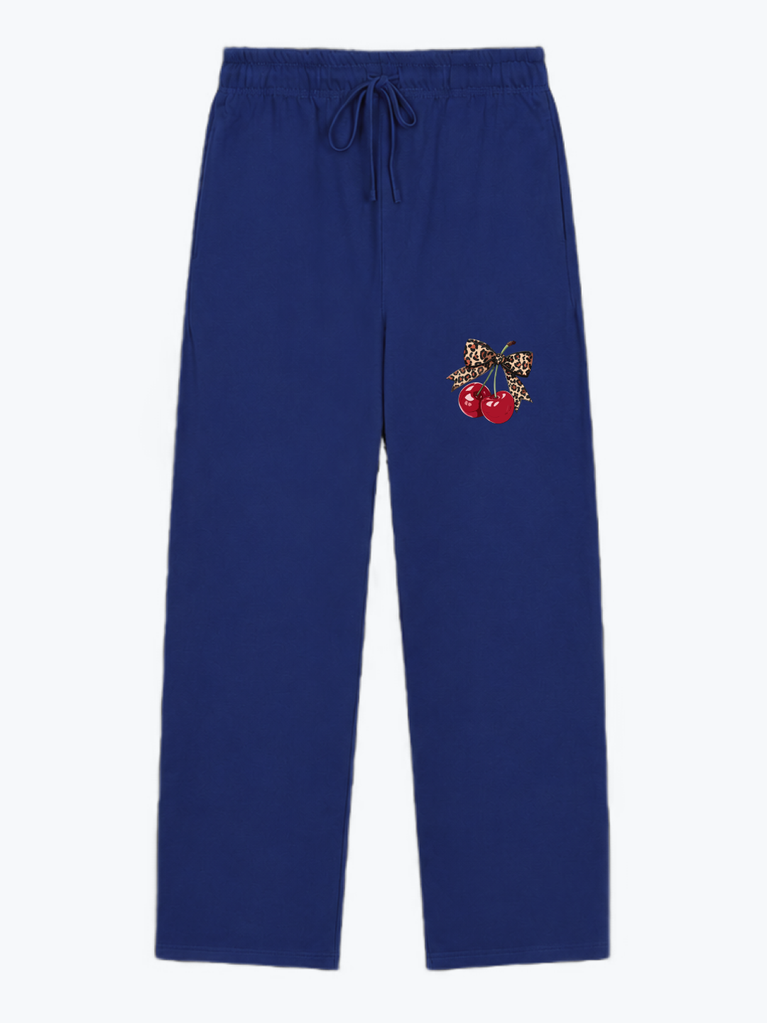 "CHERRY" HEAVYWEIGHT SWEATPANTS - NAVY