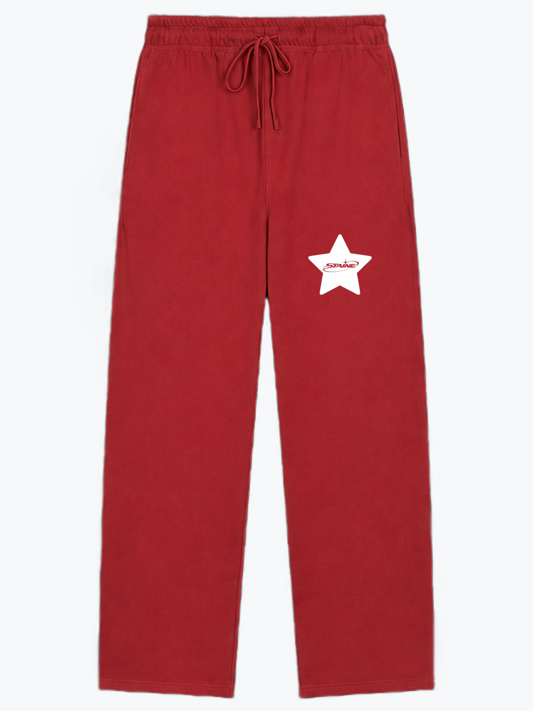 "ESSENTIAL" HEAVYWEIGHT SWEATPANTS - RED