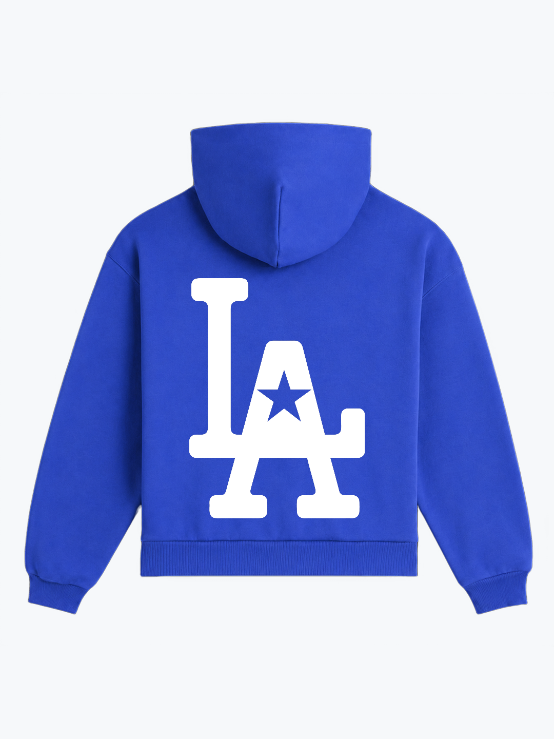 "LA" OVERSIZED HOODIE - BLUE