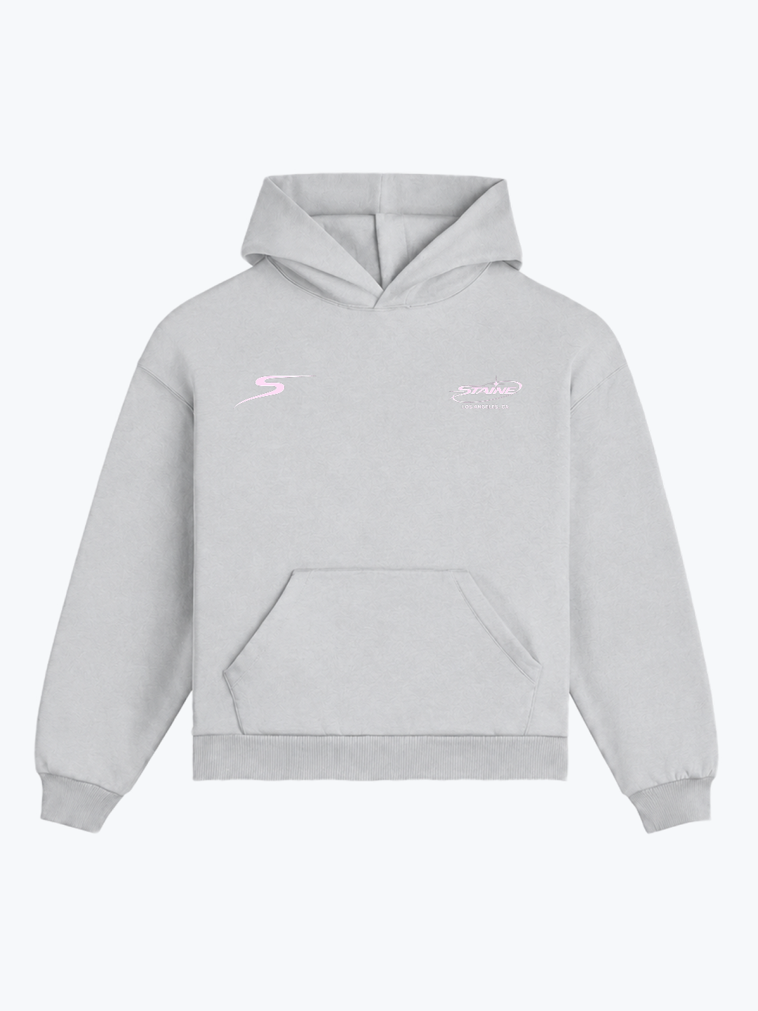 "LA" OVERSIZED HOODIE - GREY