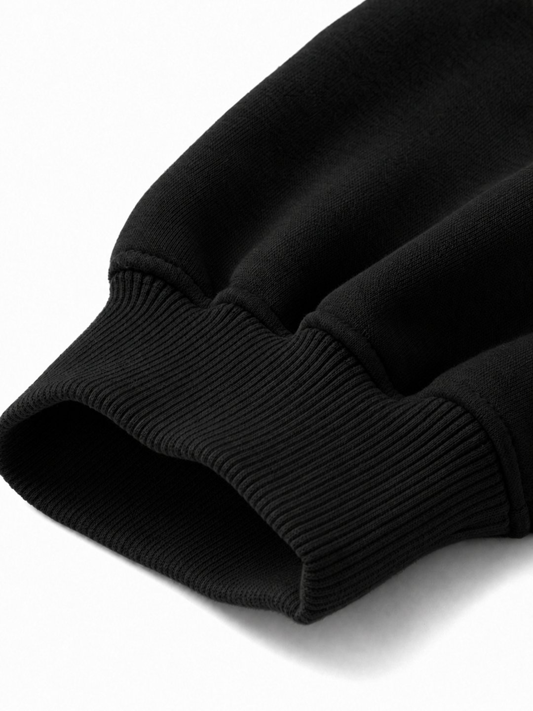 "INCOGNITO" OVERSIZED HOODIE - BLACK