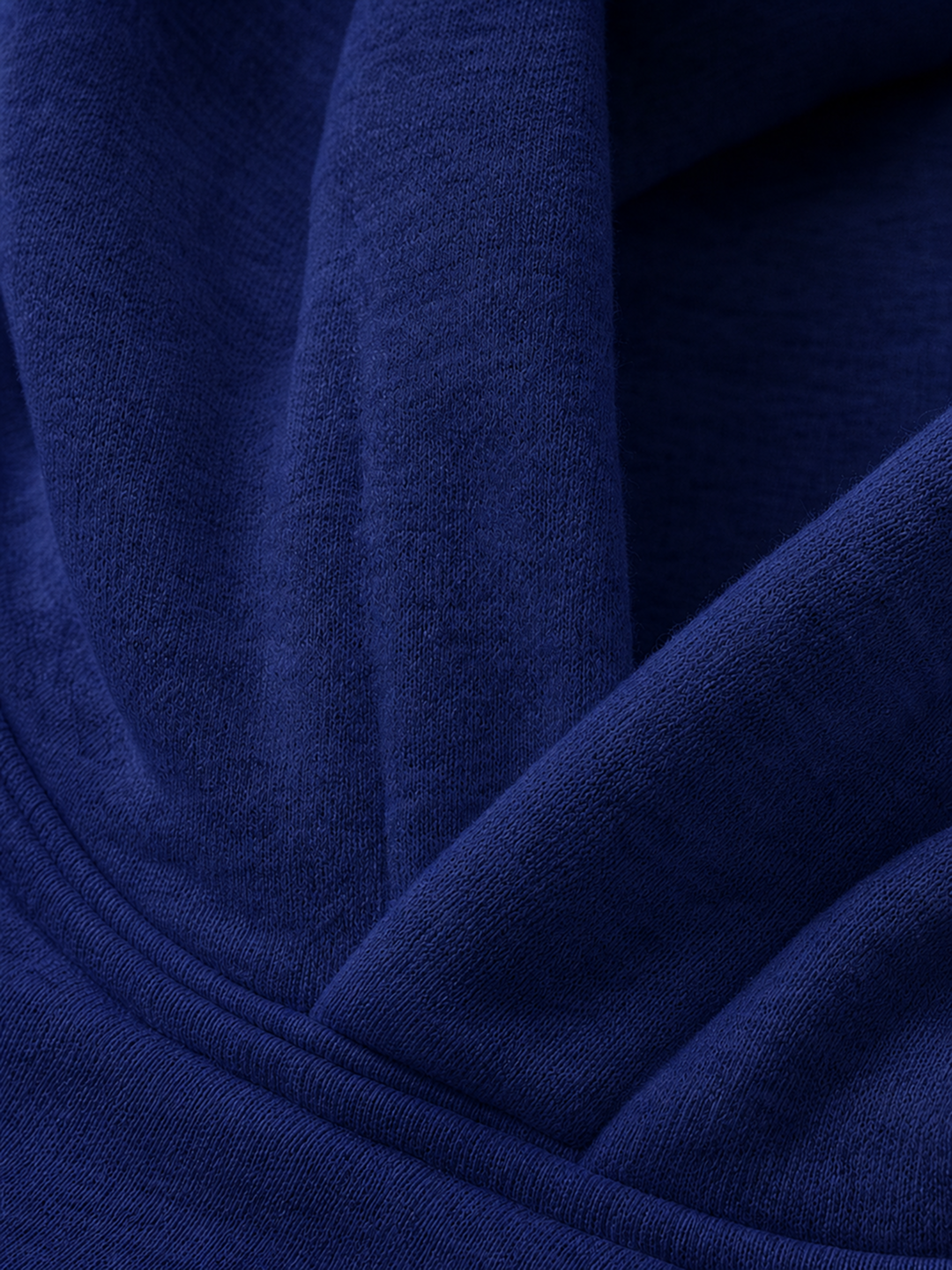 "TIED CHERRIES" OVERSIZED HOODIE - NAVY