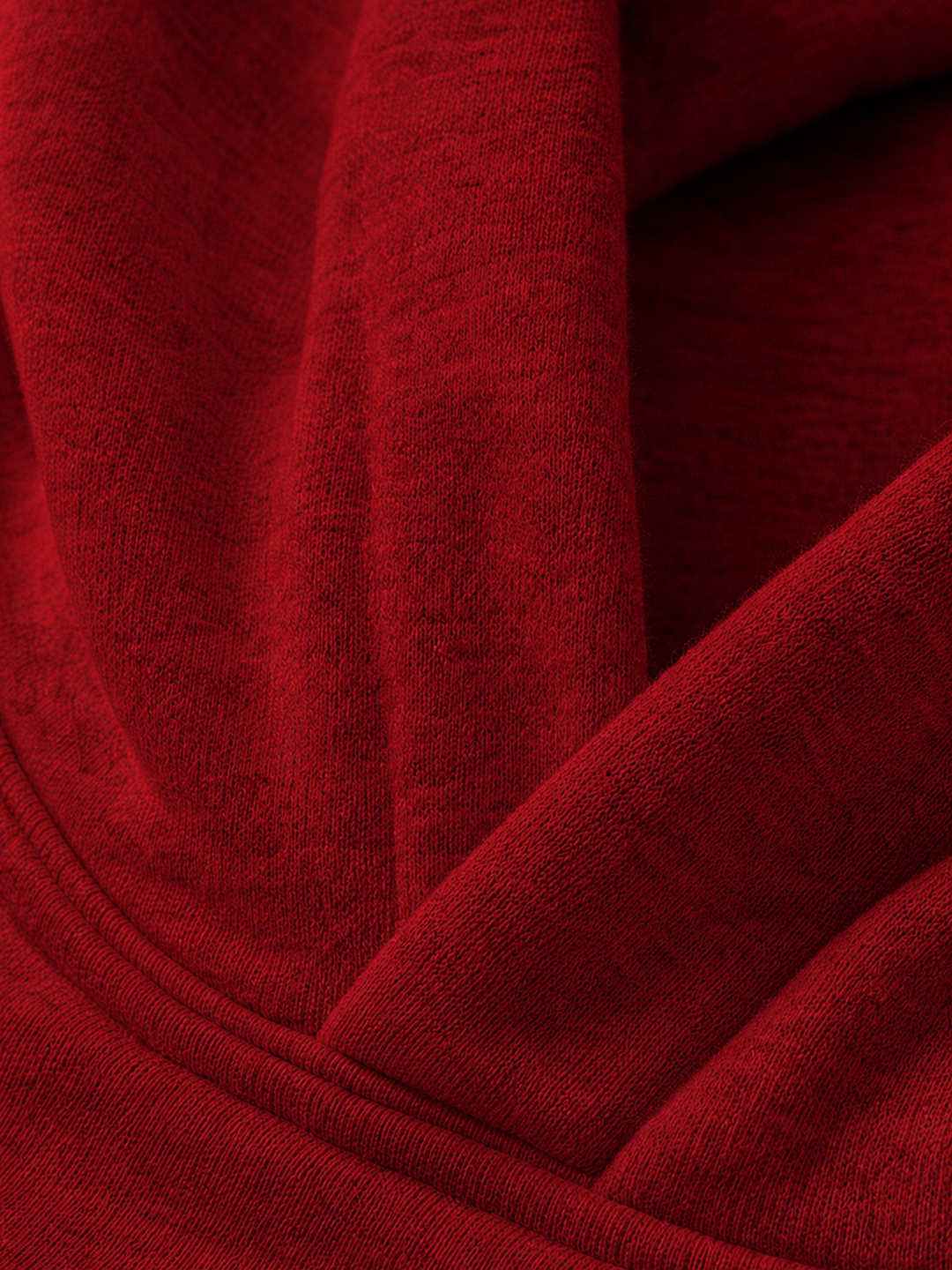 "8 STACK" OVERSIZED HOODIE - RED